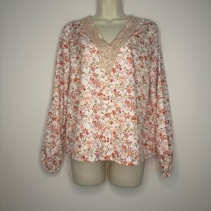 Floral V-Neck Top